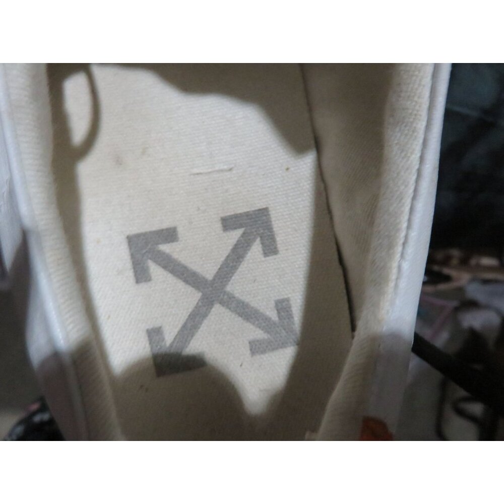 Off-White × Streetwear × Virgil Abloh Cup Sole 2.0 White Leather Low Top Sneaker - Picture 10 of 11